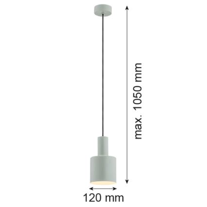 Argon 4217 - Висящ полилей SINES 1xE27/15W/230V Ø 12 cм зелен