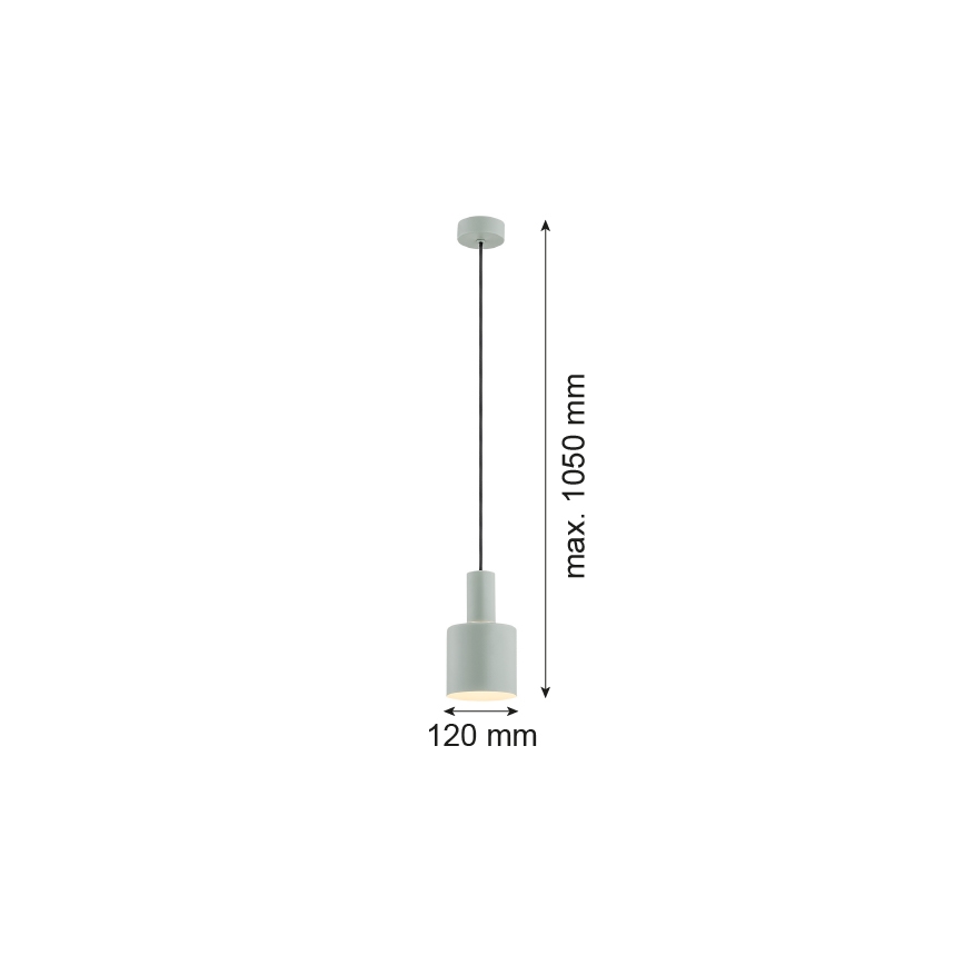 Argon 4217 - Висящ полилей SINES 1xE27/15W/230V Ø 12 cм зелен