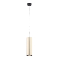 Argon 4246 - Висящ полилей LINEA 1xE27/15W/230V месинг/черен