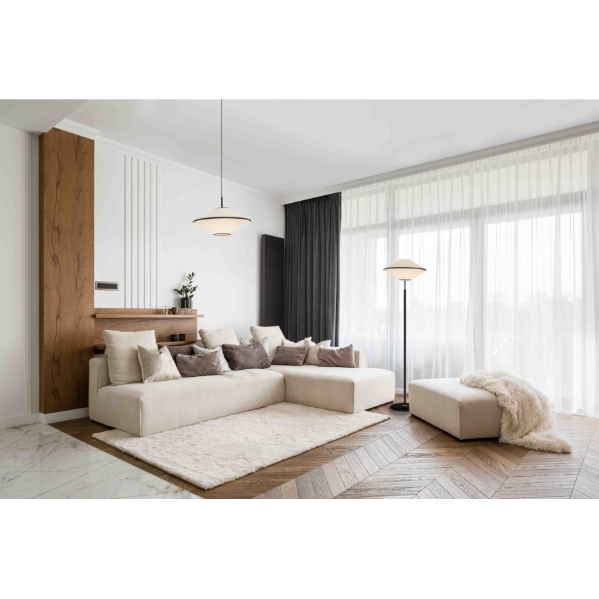 Argon 4282 - Полилей на кабел TROY 1xE27/15W/230V бежов