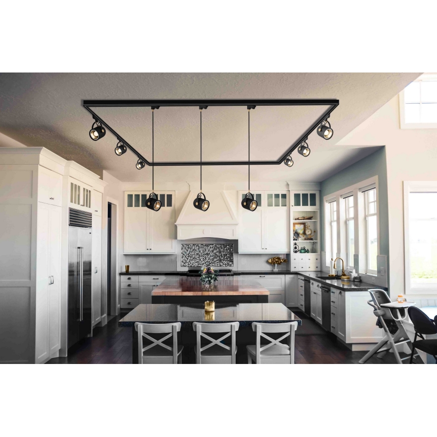 Argon 4311 - Спот за релсова система NET 1xE27/15W/230V черен