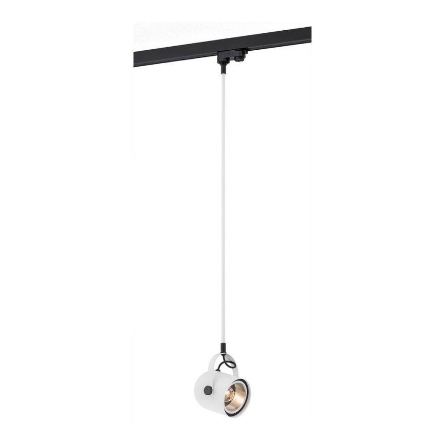 Argon 4312 - Полилей за релсова система NET 1xE27/15W/230V бял