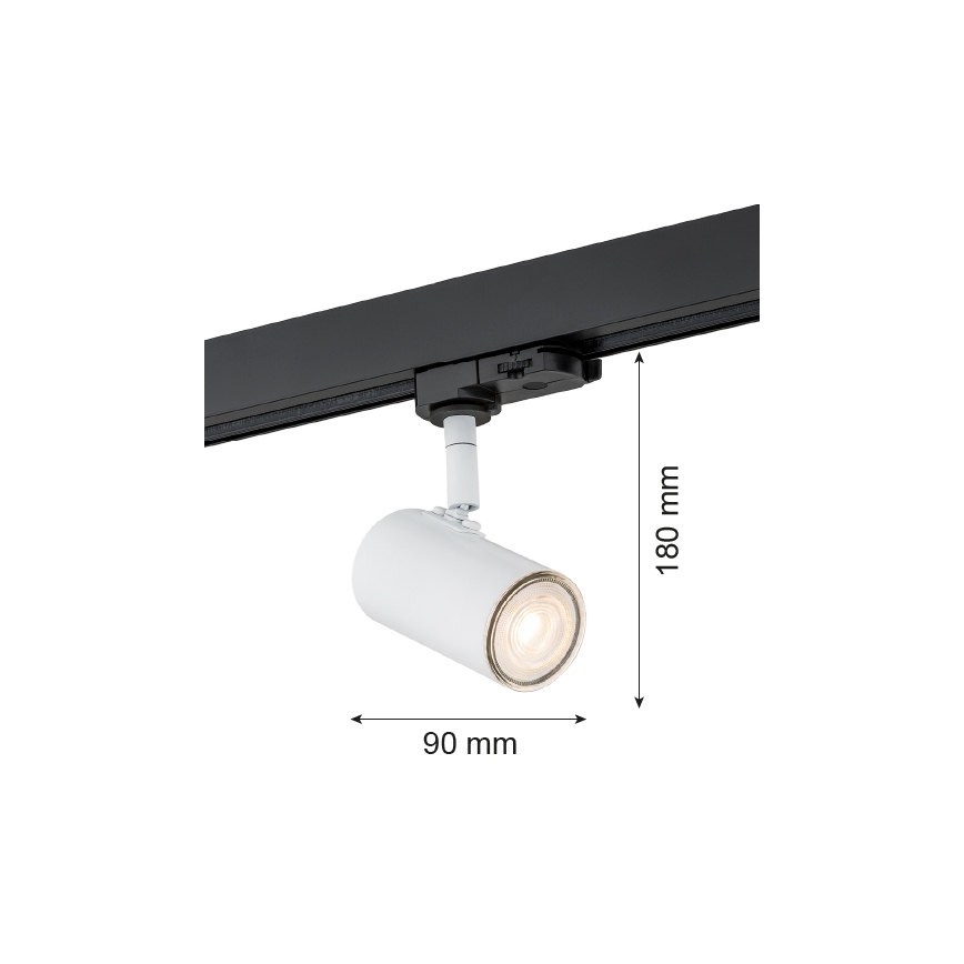 Argon 4327 - Спот за релсова система HORTA 1xGU10/5W/230V бял