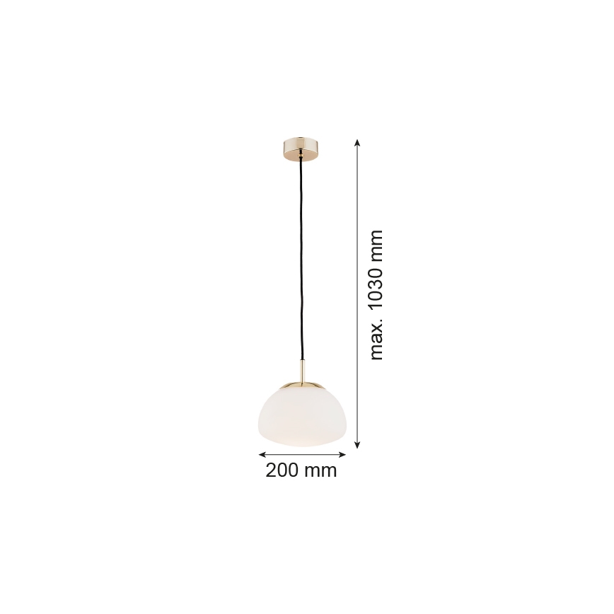 Argon 4352 - Пендел TRINI 1xE27/15W/230V Ø 20 см златист