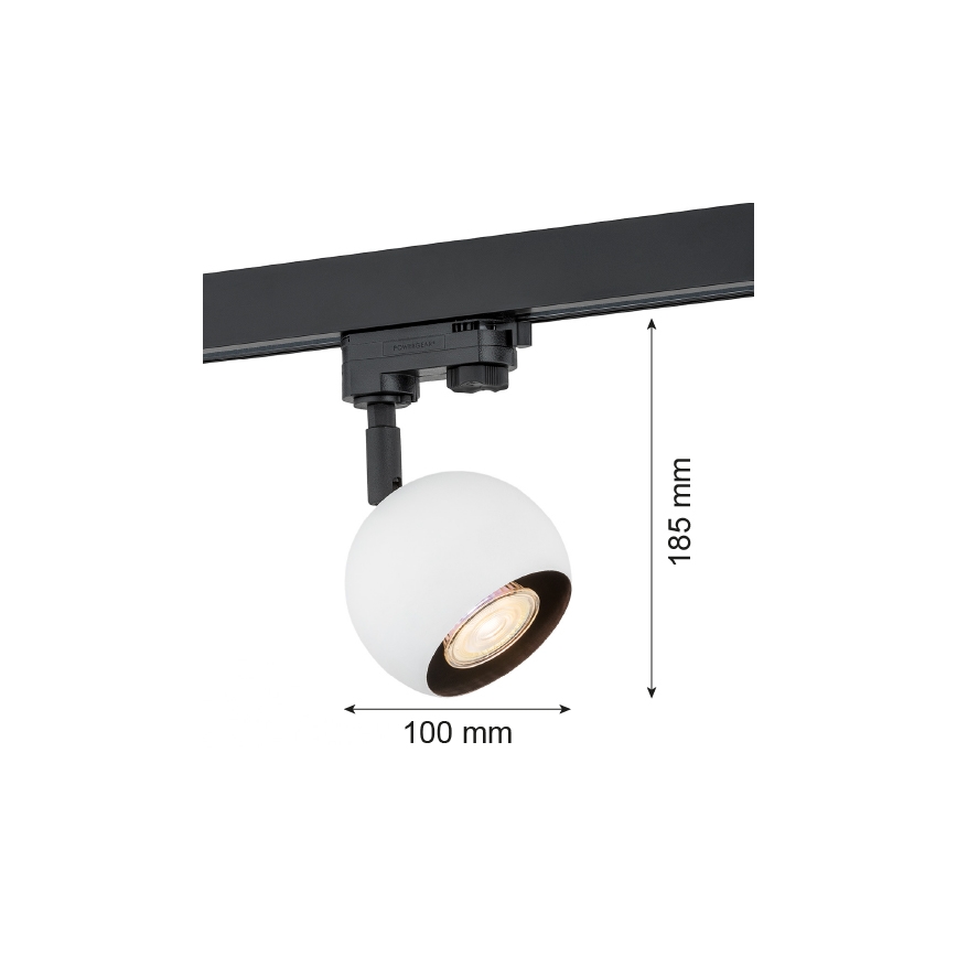 Argon 4377 - Спот за релсова система MURI 1xGU10/5W/230V бял