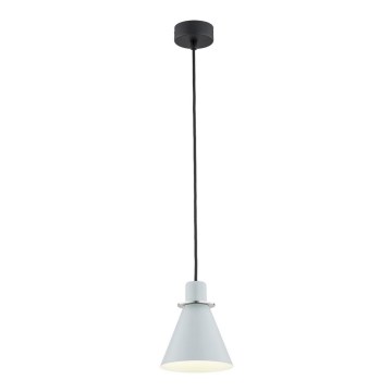 Argon 4683 - Висящ полилей BEVERLY 1xE27/15W/230V син/лъскав хром