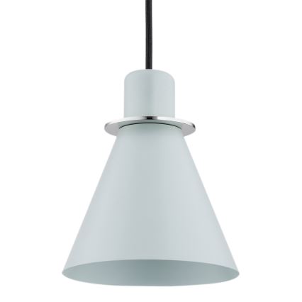 Argon 4683 - Висящ полилей BEVERLY 1xE27/15W/230V син/лъскав хром