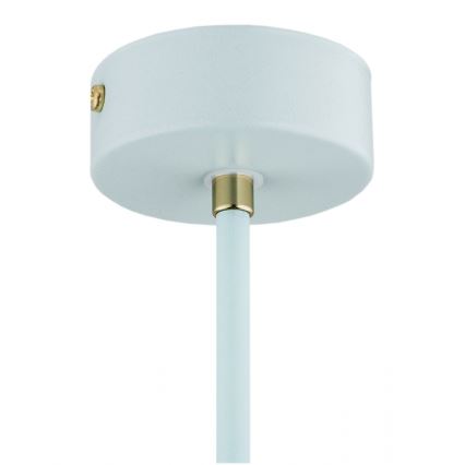 Argon 4685 - Висящ полилей CHARLOTTE 1xE27/15W/230V син/златист