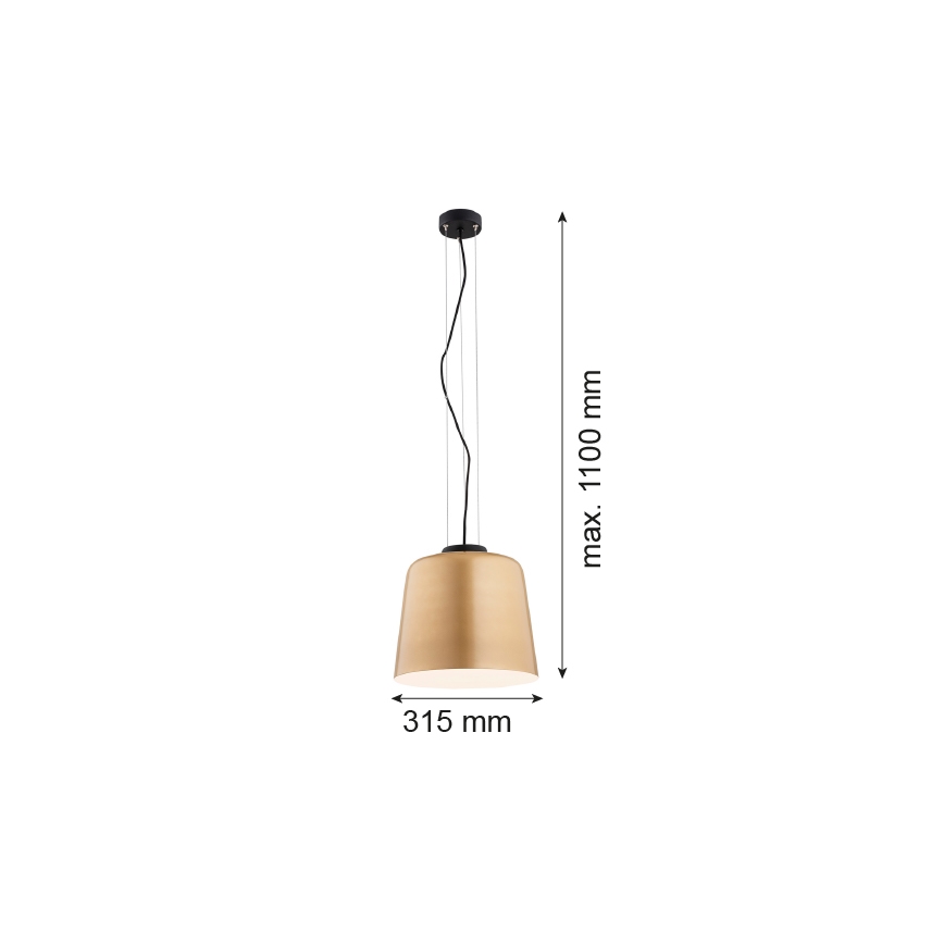 Argon 4690 - Висящ полилей BERKLEY 1xE27/15W/230V