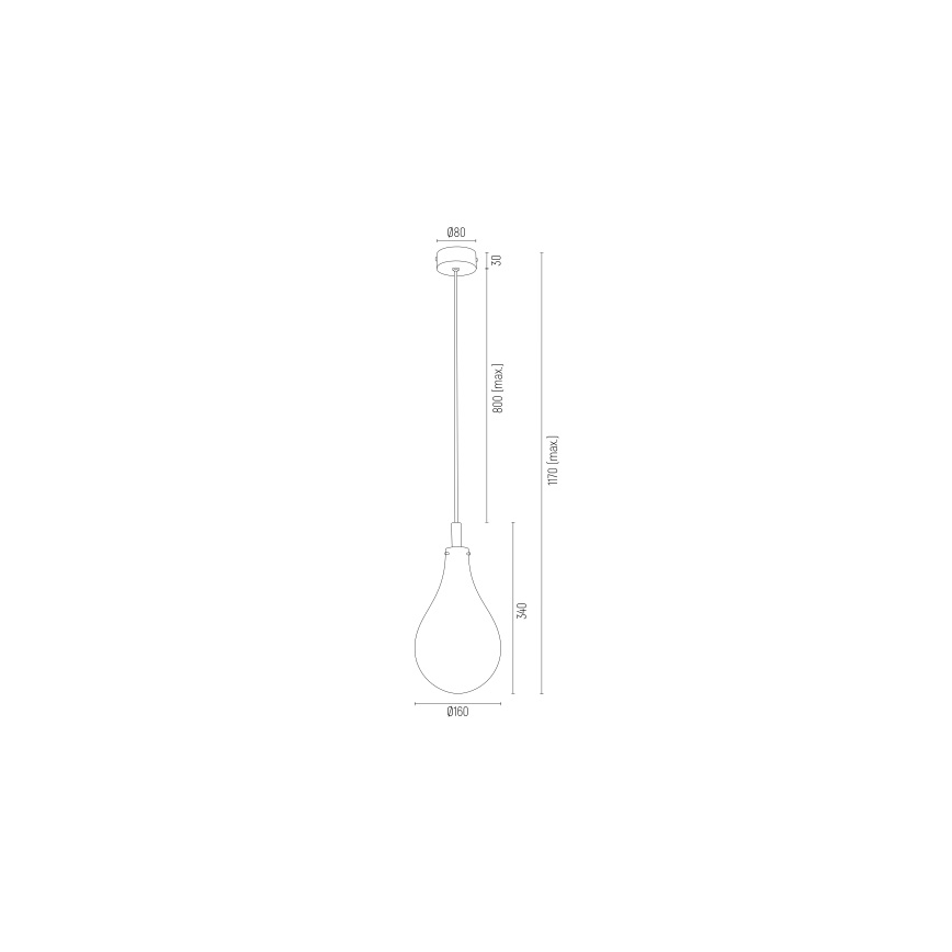Argon 4716 - Висящ полилей OAKLAND 1xG9/6W/230V