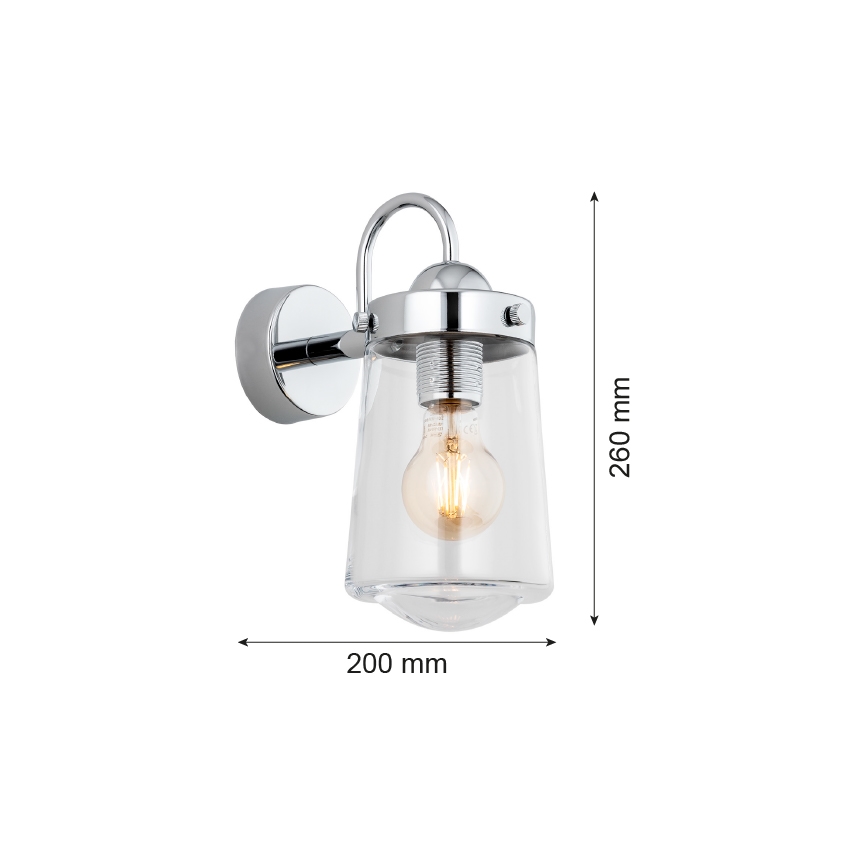 Argon 4719 - Аплик за баня PASADENA 1xE27/15W/230V IP44