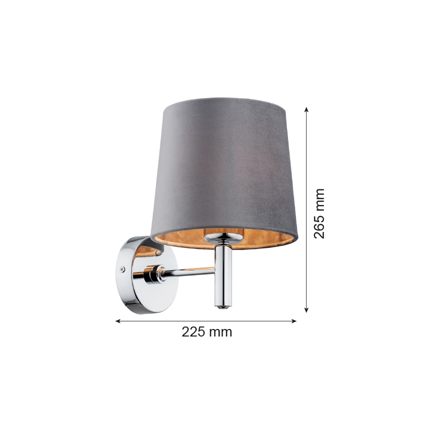 Argon 4725 - Аплик BOLZANO 1xE27/15W/230V
