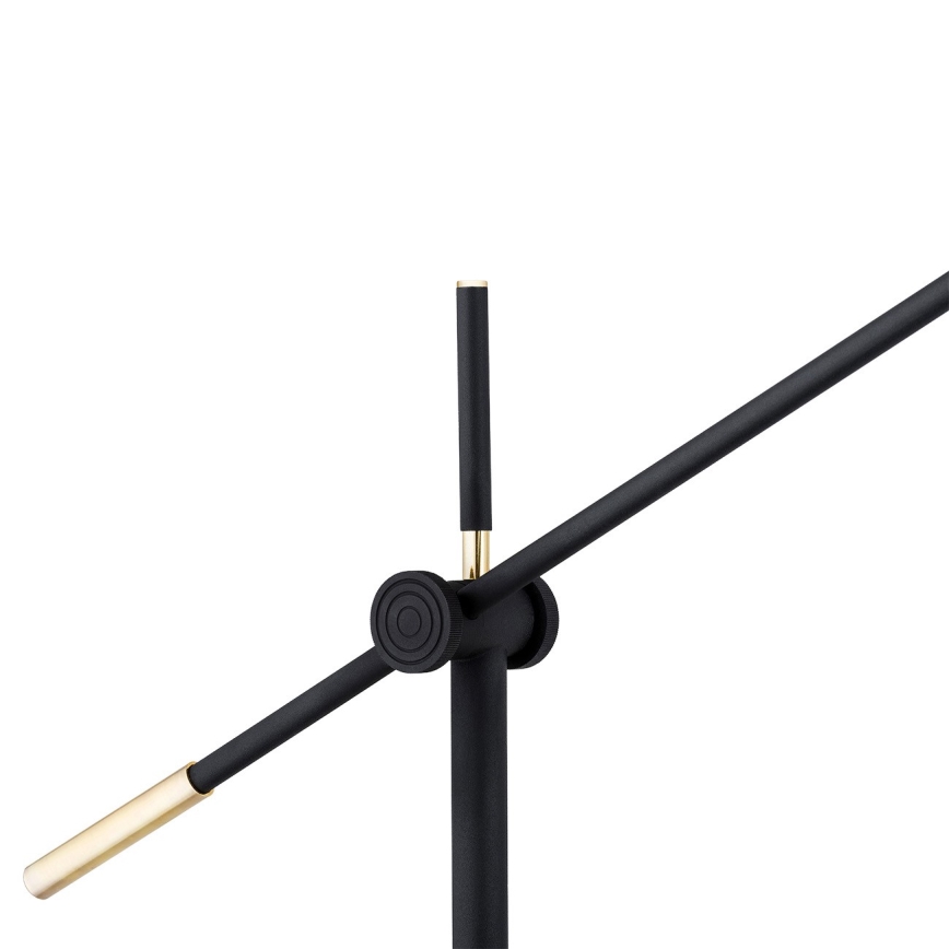 Argon 4735 - Лампион DETROIT 1xE27/15W/230V черен