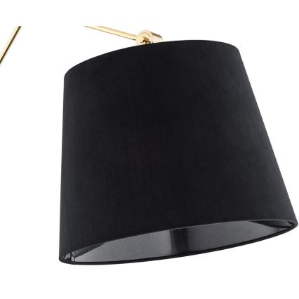 Argon 4898 - Аплик ZAKYNTOS PLUS 1xE27/15W/230V черен/златист