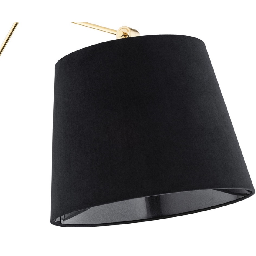 Argon 4898 - Аплик ZAKYNTOS PLUS 1xE27/15W/230V черен/златист