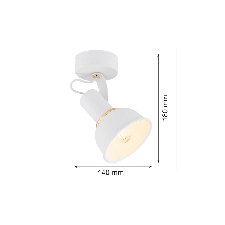 Argon 4899 - Спот TWIST 1xE14/7W/230V бял/златист