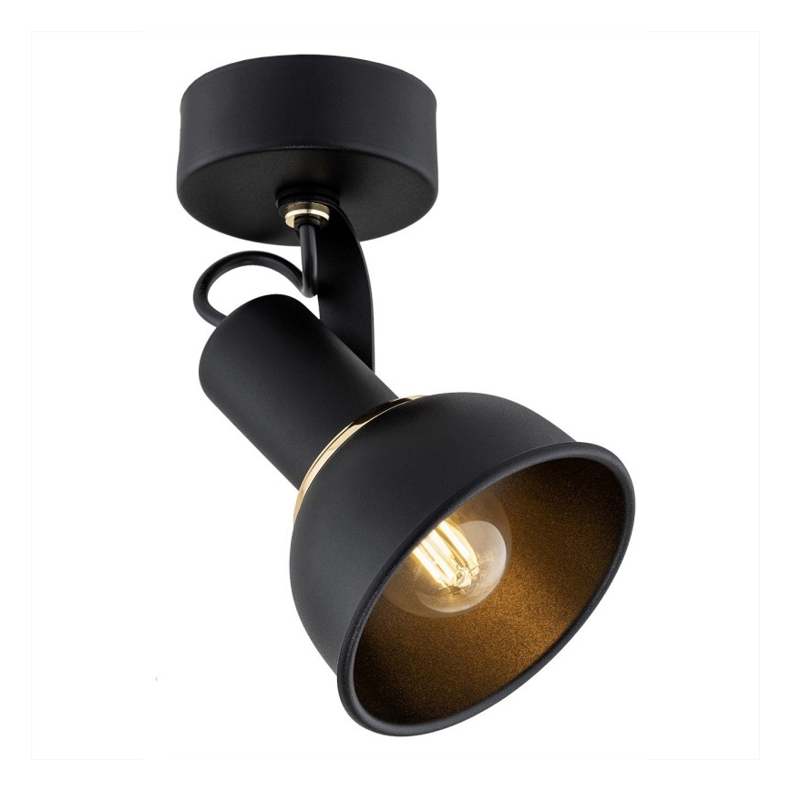 Argon 4900 - Спот TWIST 1xE14/7W/230V черен/златист