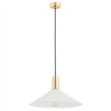 Argon 4911 - Висящ полилей MINORI 1xE27/15W/230V бял/златист