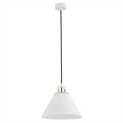 Argon 4914 - Висящ полилей ORTE 1xE27/15W/230V бял