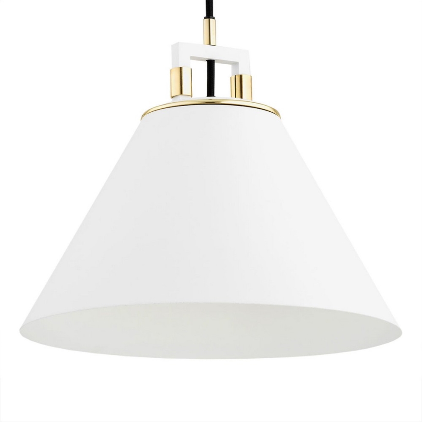 Argon 4914 - Висящ полилей ORTE 1xE27/15W/230V бял