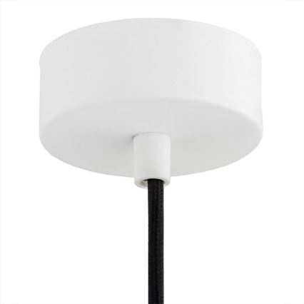 Argon 4914 - Висящ полилей ORTE 1xE27/15W/230V бял