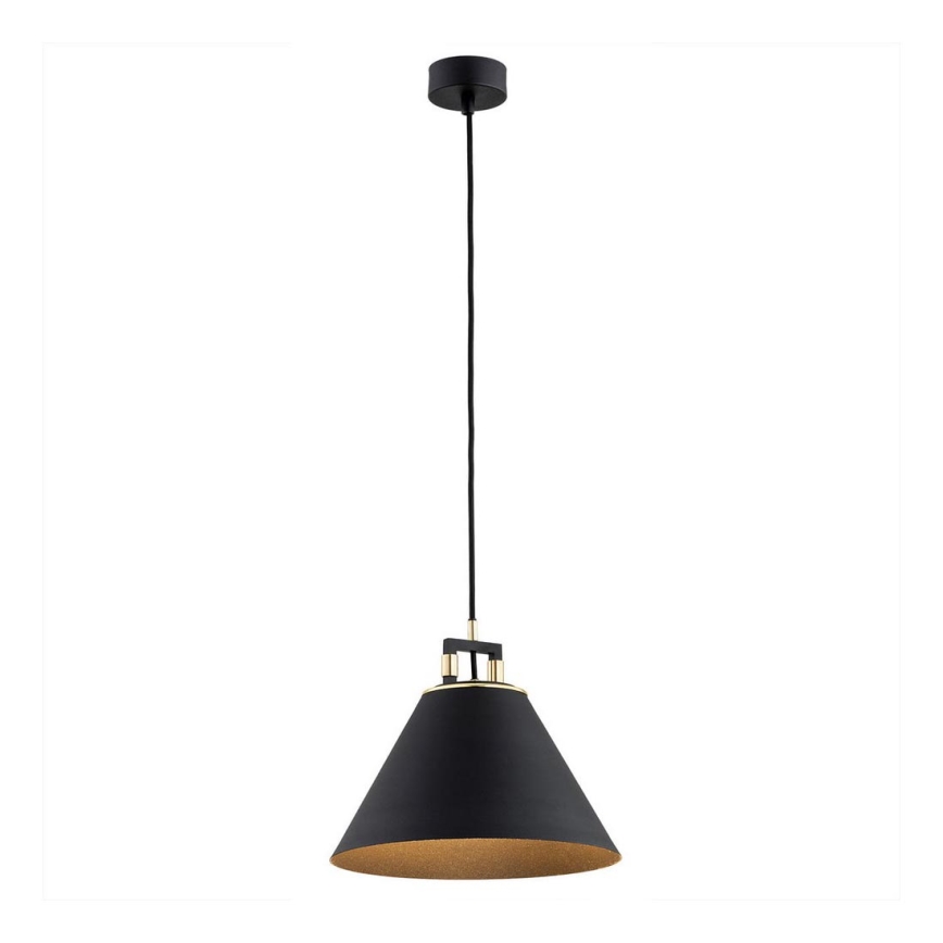 Argon 4915 - Висящ полилей ORTE 1xE27/15W/230V черен