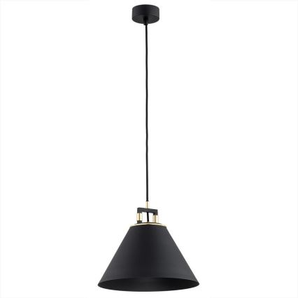 Argon 4915 - Висящ полилей ORTE 1xE27/15W/230V черен