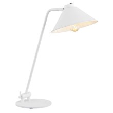 Argon 4996 - Настолна лампа GABIAN 1xE27/15W/230V бяла