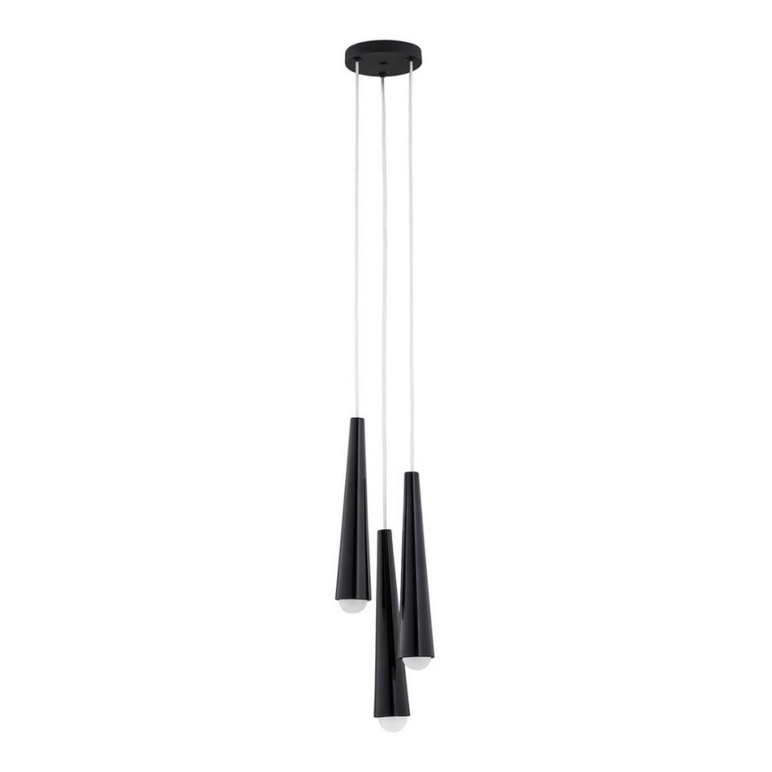 Argon 6103 - Висящ полилей HOLLYWOOD 3xE14/7W/230V черен