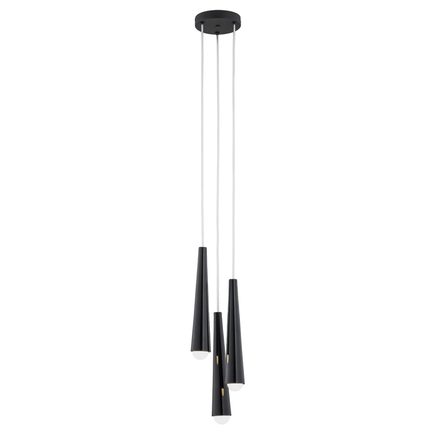Argon 6103 - Висящ полилей HOLLYWOOD 3xE14/7W/230V черен