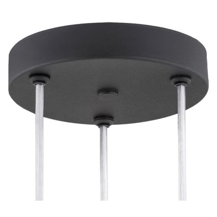 Argon 6103 - Висящ полилей HOLLYWOOD 3xE14/7W/230V черен