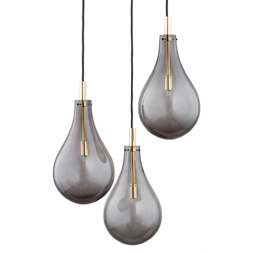 Argon 6105 - Висящ полилей OAKLAND 3xG9/6W/230V черен