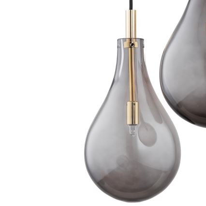 Argon 6105 - Висящ полилей OAKLAND 3xG9/6W/230V черен
