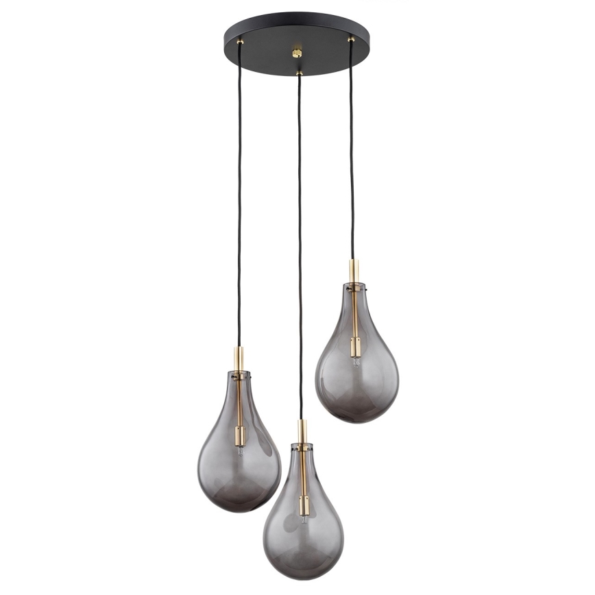 Argon 6105 - Висящ полилей OAKLAND 3xG9/6W/230V черен