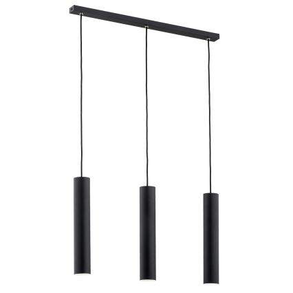 Argon 6112 - Висящ полилей GOMERA 3xGU10/5W/230V черен