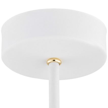 Argon 6148 - Полилей CHARLOTTE 3xE27/15W/230V бял/златист