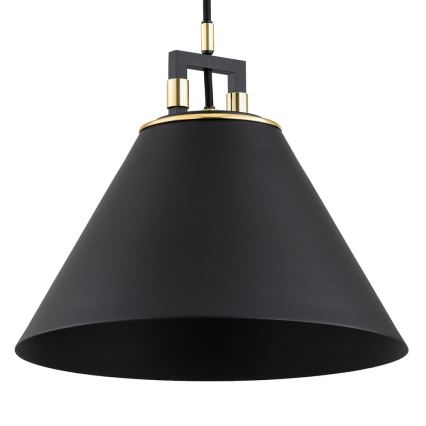 Argon 6174 - Висящ полилей ORTE 3xE27/15W/230V черен