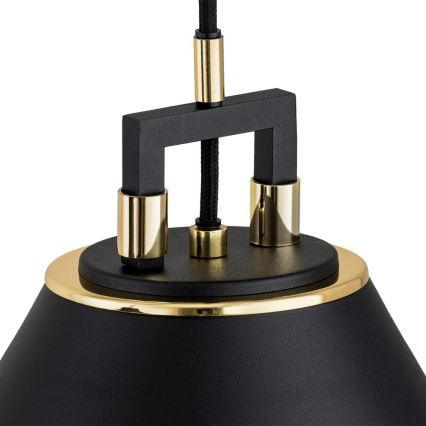 Argon 6174 - Висящ полилей ORTE 3xE27/15W/230V черен