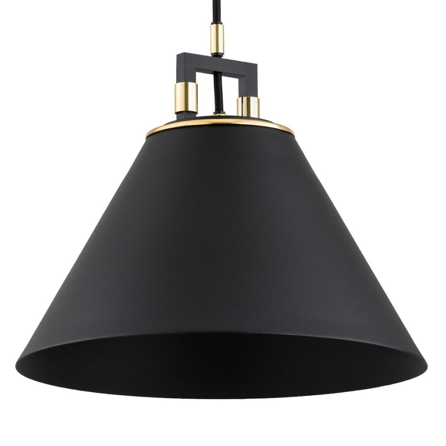 Argon 6174 - Висящ полилей ORTE 3xE27/15W/230V черен