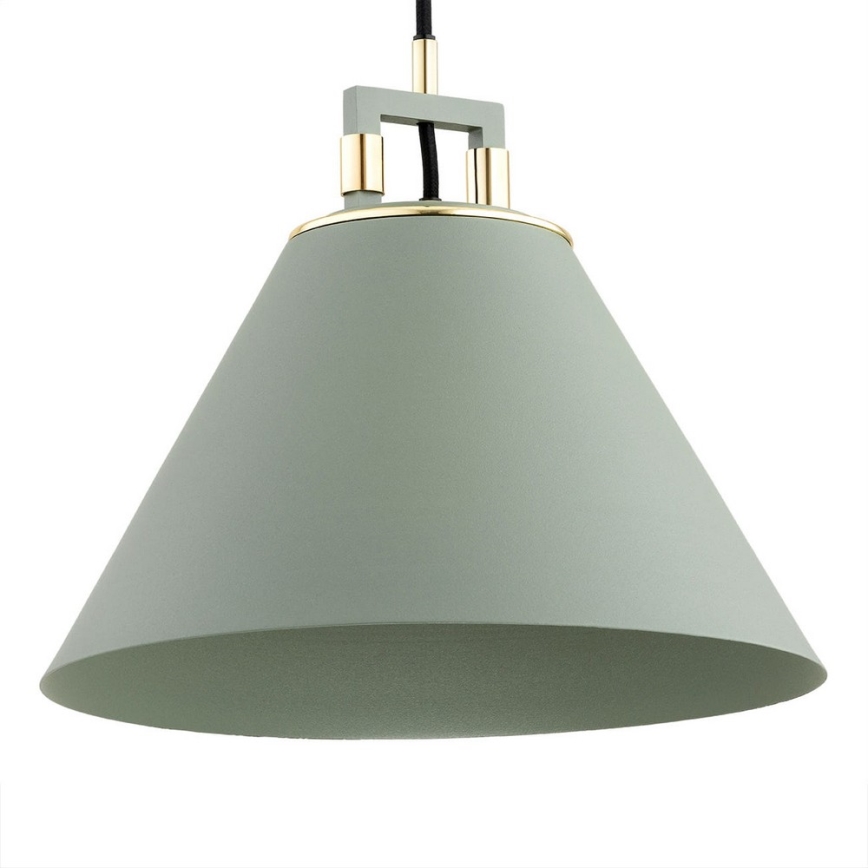 Argon 6177 - Висящ полилей ORTE 3xE27/15W/230V зелен