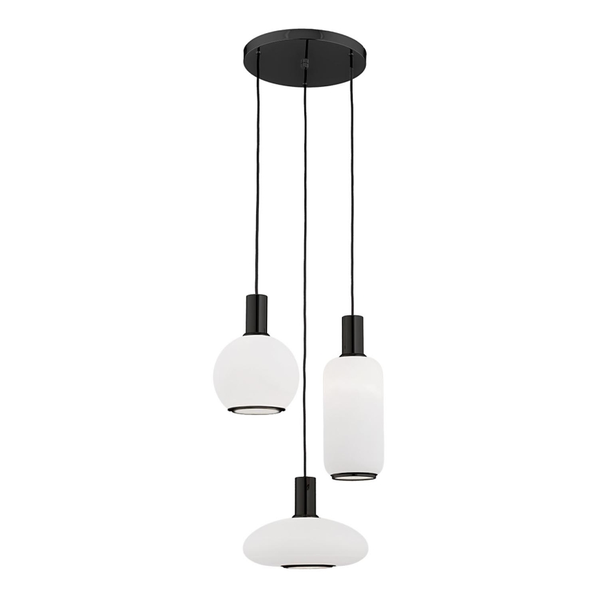 Argon 6323 - Пендел SAGUNTO PLUS 3xE27/15W/230V черен