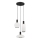 Argon 6323 - Пендел SAGUNTO PLUS 3xE27/15W/230V черен