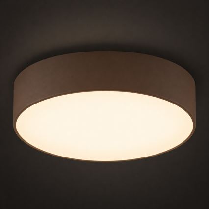 Argon 6364 - Таванно осветително тяло DARLINGOS 3xE27/15W/230V, Ø 45 см, кафяво