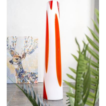 Argon 7042 - Лампион POLONIA 2xE27/15W/230V бял/червен