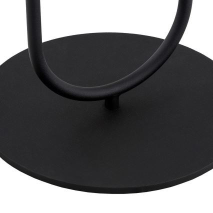 Argon 7073 - Лампион FERRONE 2xE14/7W/230V черен/бял/златист