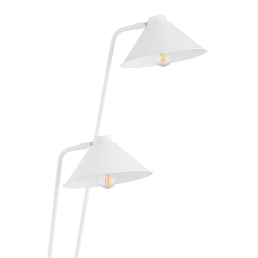 Argon 7074 - Лампион GABIAN 2xE27/15W/230V бял