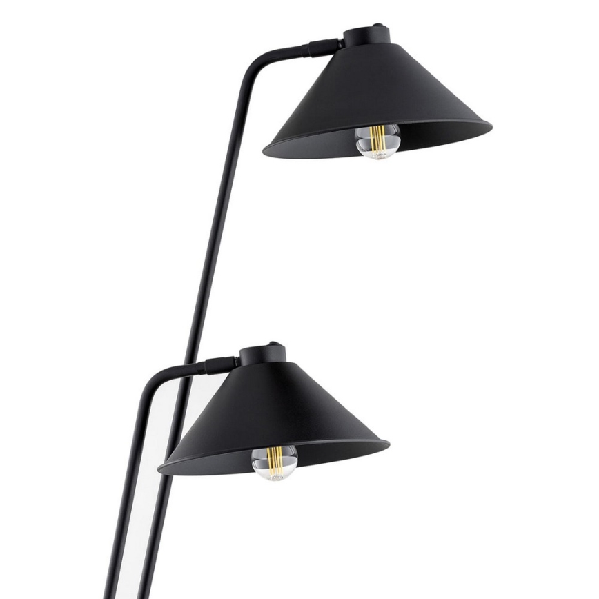 Argon 7075 - Лампион GABIAN 2xE27/15W/230V черен