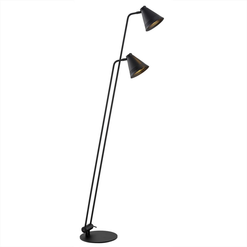 Argon 7077 - Лампион AVALONE 2xE27/15W/230V черен