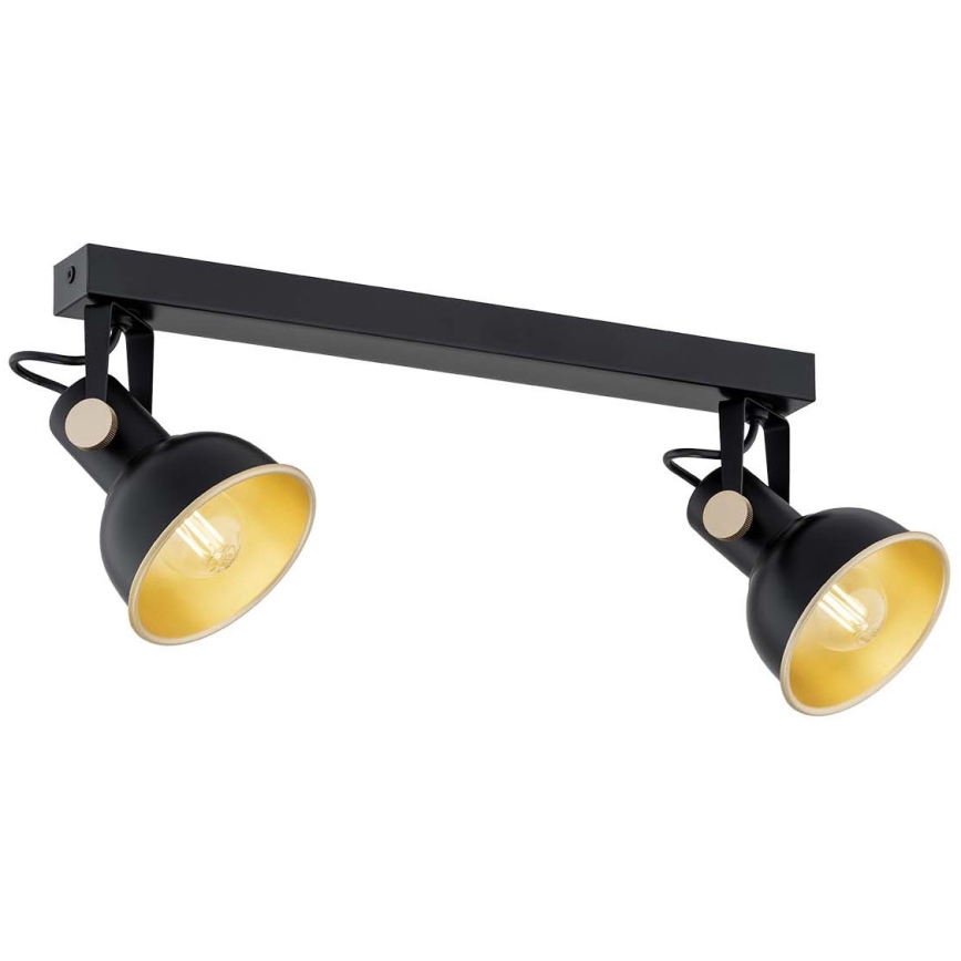 Argon 7142 - Спот LENORA 2xE14/7W/230V черен