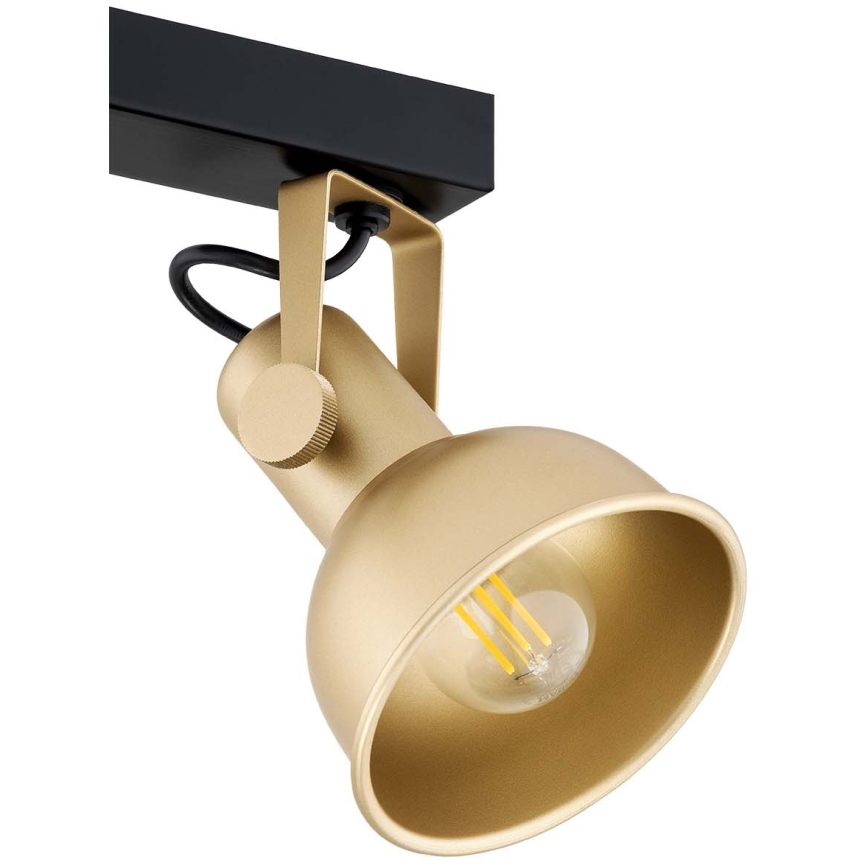 Argon 7144 - Спот LENORA 2xE14/7W/230V златист/черен